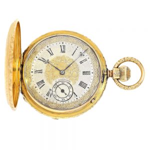German extremely rare and splendid pocket watch Circa 1880
