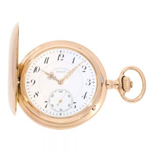 Fine German gold keyless lever pocket watch Circa 1906
