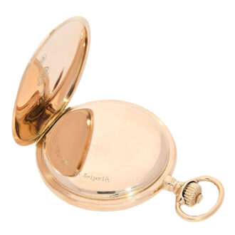 Fine German gold keyless lever pocket watch Circa 1906 Fine German gold keyless lever pocket watch Circa 1906