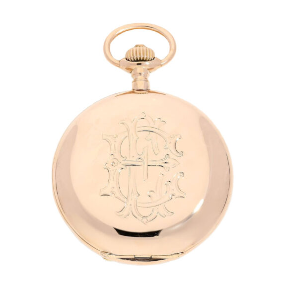Fine German gold keyless lever pocket watch Circa 1906 Fine German gold keyless lever pocket watch Circa 1906