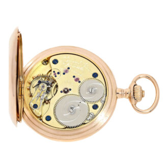 Fine German gold keyless lever pocket watch Circa 1906 Fine German gold keyless lever pocket watch Circa 1906