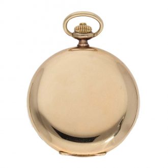 Swiss 14 Carat gold pocket watch with lever escapement Circa 1920