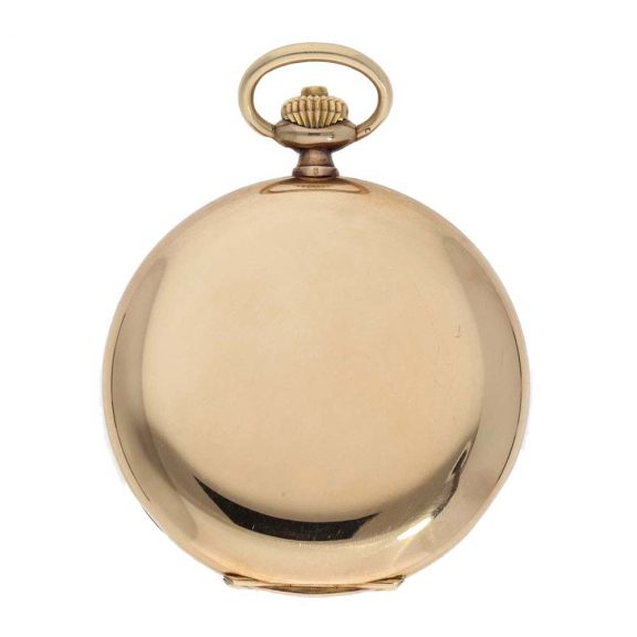 Swiss 14 Carat gold pocket watch with lever escapement Circa 1920 Swiss 14 Carat gold pocket watch with lever escapement Circa 1920