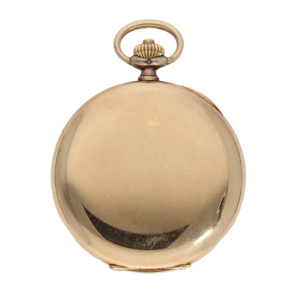 Swiss 14 Carat gold pocket watch with lever escapement Circa 1920 Swiss 14 Carat gold pocket watch with lever escapement Circa 1920