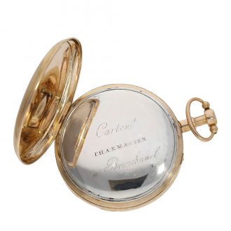 French early cylinder watch with minute repeater Circa 1810