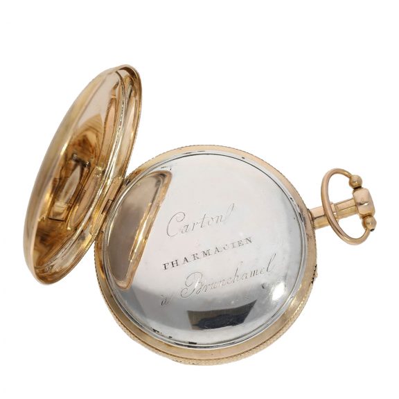 French early cylinder watch with minute repeater Circa 1810 French early cylinder watch with minute repeater Circa 1810