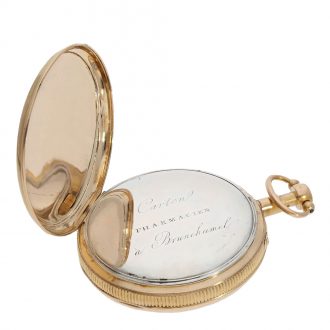 French early cylinder watch with minute repeater Circa 1810