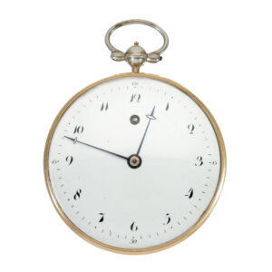 French 18 carat gold large Lépine watch unusual caliber Circa 1800