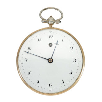 French 18 carat gold large Lépine watch unusual caliber Circa 1800