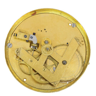 French 18 carat gold large Lépine watch unusual caliber Circa 1800