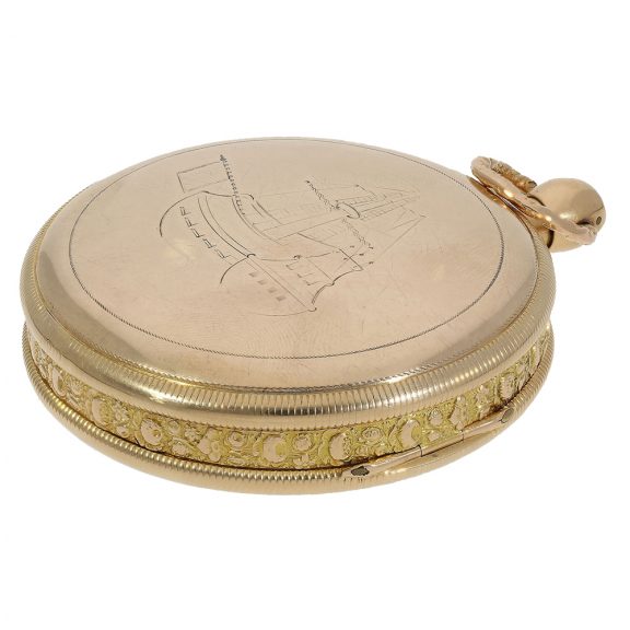 Especially beautiful pocket watch with musical movement Circa 1800 Especially beautiful pocket watch with musical movement Circa 1800
