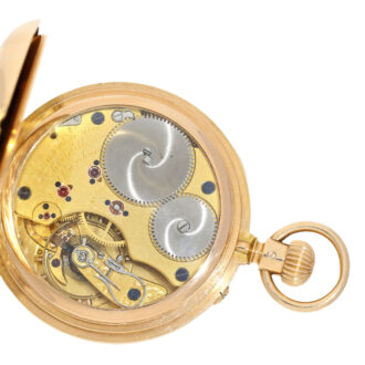 Rare German gold "Bassine cased" watch Circa 1898 Rare German gold "Bassine cased" watch Circa 1898