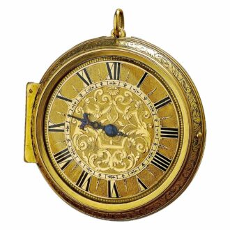 Exceptionally rare Dutch ultra thin verge pocket watch Circa 1685