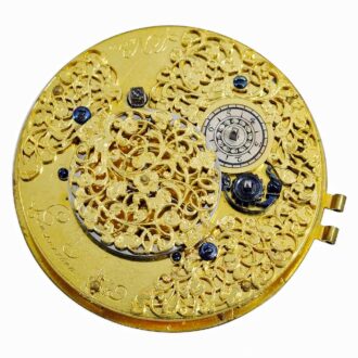 Exceptionally rare Dutch ultra-thin verge pocket watch Circa 1685