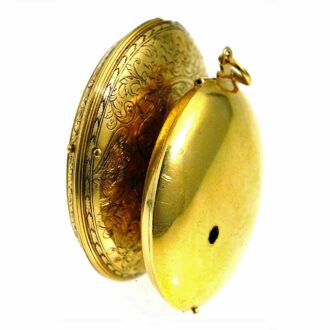 Exceptionally rare Dutch ultra-thin verge pocket watch Circa 1685
