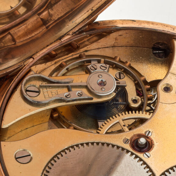 Belgian solid 18 carat gold keyless lever watch Circa 1900 Belgian solid 18 carat gold keyless lever watch Circa 1900