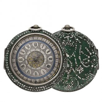 English early pendant watch with extremely rare calendar Circa 1670
