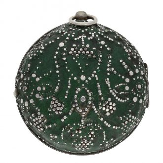 English early pendant watch with extremely rare calendar Circa 1670