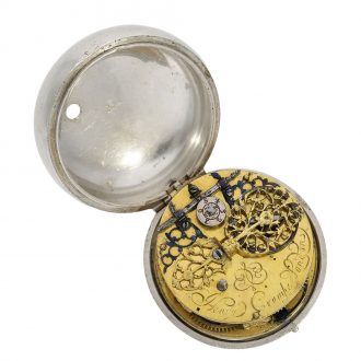 English early pendant watch with extremely rare calendar Circa 1670