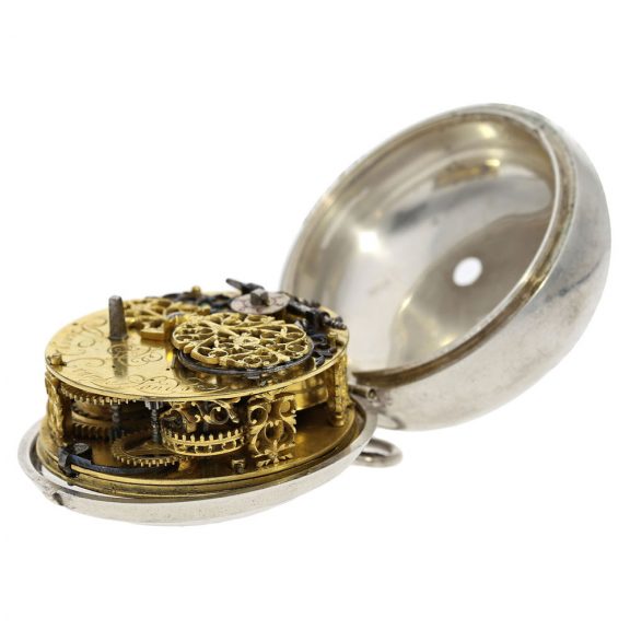 English early pendant watch with extremely rare calendar Circa 1670 English early pendant watch with extremely rare calendar Circa 1670