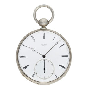 French Silver extremely interesting pocket chronometer Circa 1845