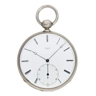 French Silver extremely interesting pocket chronometer Circa 1845