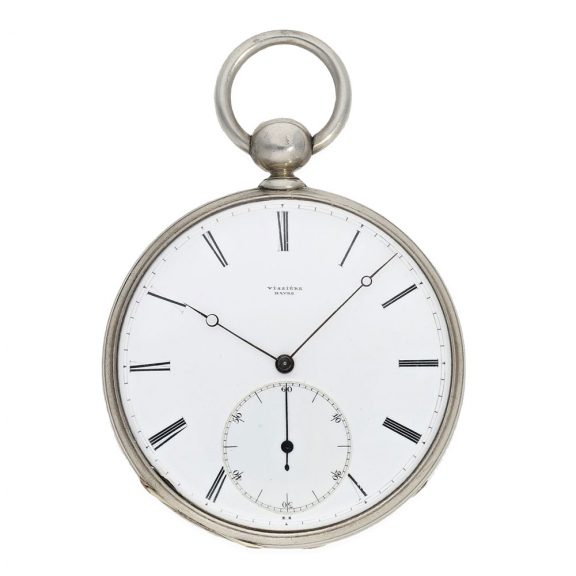 French Silver extremely interesting pocket chronometer Circa 1845
