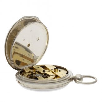 French Silver extremely interesting pocket chronometer Circa 1845