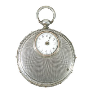 French silver virgule à tact watch with gold elements Circa 1812