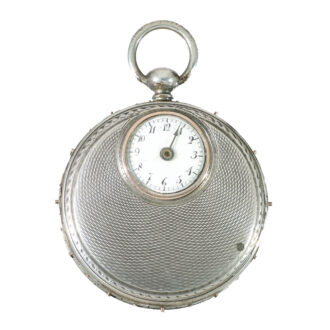 French silver virgule à tact watch with gold elements Circa 1812
