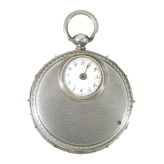 French silver virgule à tact watch with gold elements Circa 1812