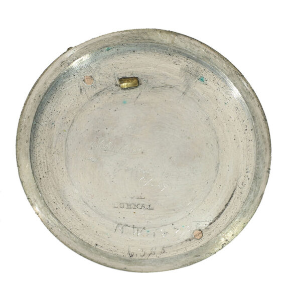 French silver virgule à tact watch with gold elements Circa 1812 French silver virgule à tact watch with gold elements Circa 1812