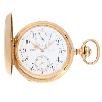 German extremely rare Glashütte "Perpetuale" watch Circa 1893