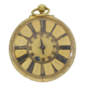 English single handed pendant watch with alarm Circa 1685