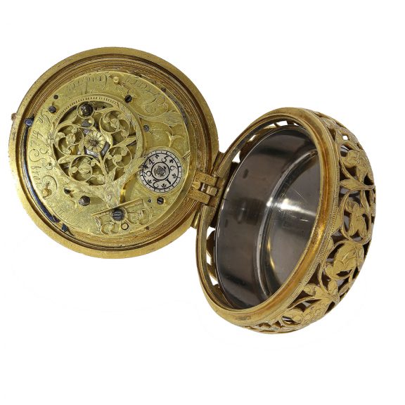 English single handed pendant watch with alarm Circa 1685 English single handed pendant watch with alarm Circa 1685