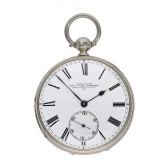 English silver technically highly interesting chronometer Circa 1864