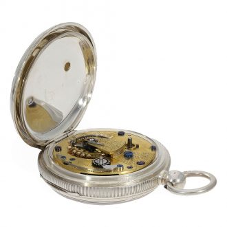 English silver technically highly interesting chronometer Circa 1864