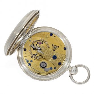 English silver technically highly interesting chronometer Circa 1864