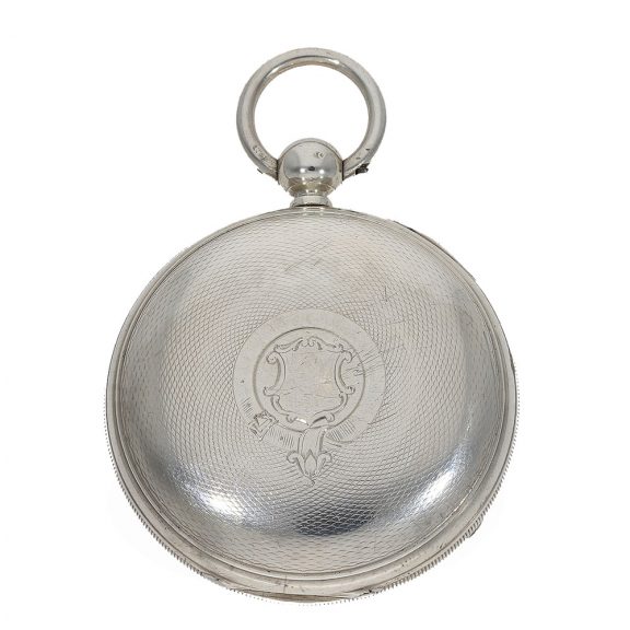 English silver technically highly interesting chronometer Circa 1864 English silver technically highly interesting chronometer Circa 1864