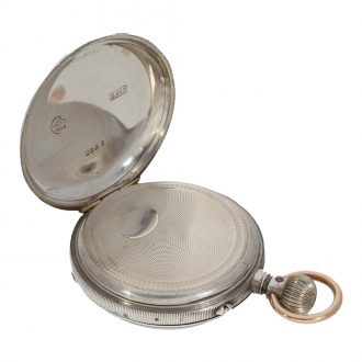 German silver historically interesting Glashütte pocket watch Circa 1860