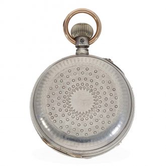 German silver historically interesting Glashütte pocket watch Circa 1860