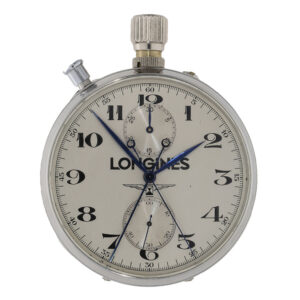 Swiss steel split seconds chronograph Circa 1953