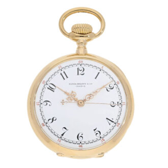 Swiss very rare pocket watch with center seconds Circa 1906