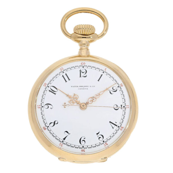 Swiss very rare pocket watch with center seconds Circa 1906