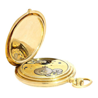 German gold quarter repeater pocket watch Circa 1918