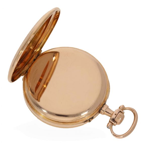 German 14 carat gold precision lever pocket watch Circa 1900 German 14 carat gold precision lever pocket watch Circa 1900