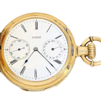 Rare German gold lever with repeater & date Circa 1871