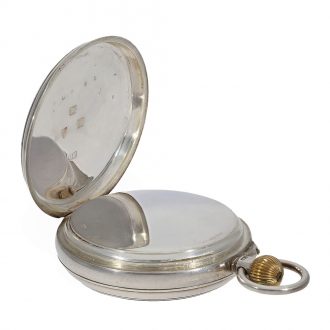 English silver Royal Navy watch according to Bahne Bonniksen Circa 1895