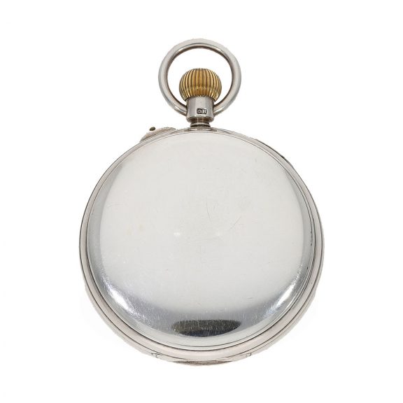 English silver Royal Navy watch according to Bahne Bonniksen Circa 1895 English silver Royal Navy watch according to Bahne Bonniksen Circa 1895