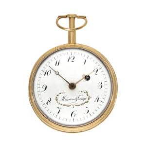 Swiss 18 Carat gold verge watch with minute repeater Circa 1800